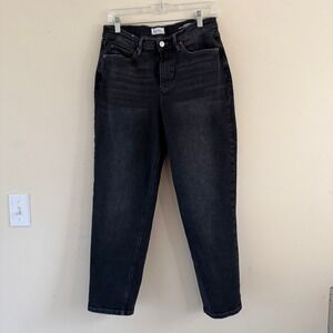 Nicole Miller NY Nomad High Rise Jeans Black‎ Wash Size 8